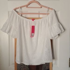 👀Lilly Pulitzer White Top